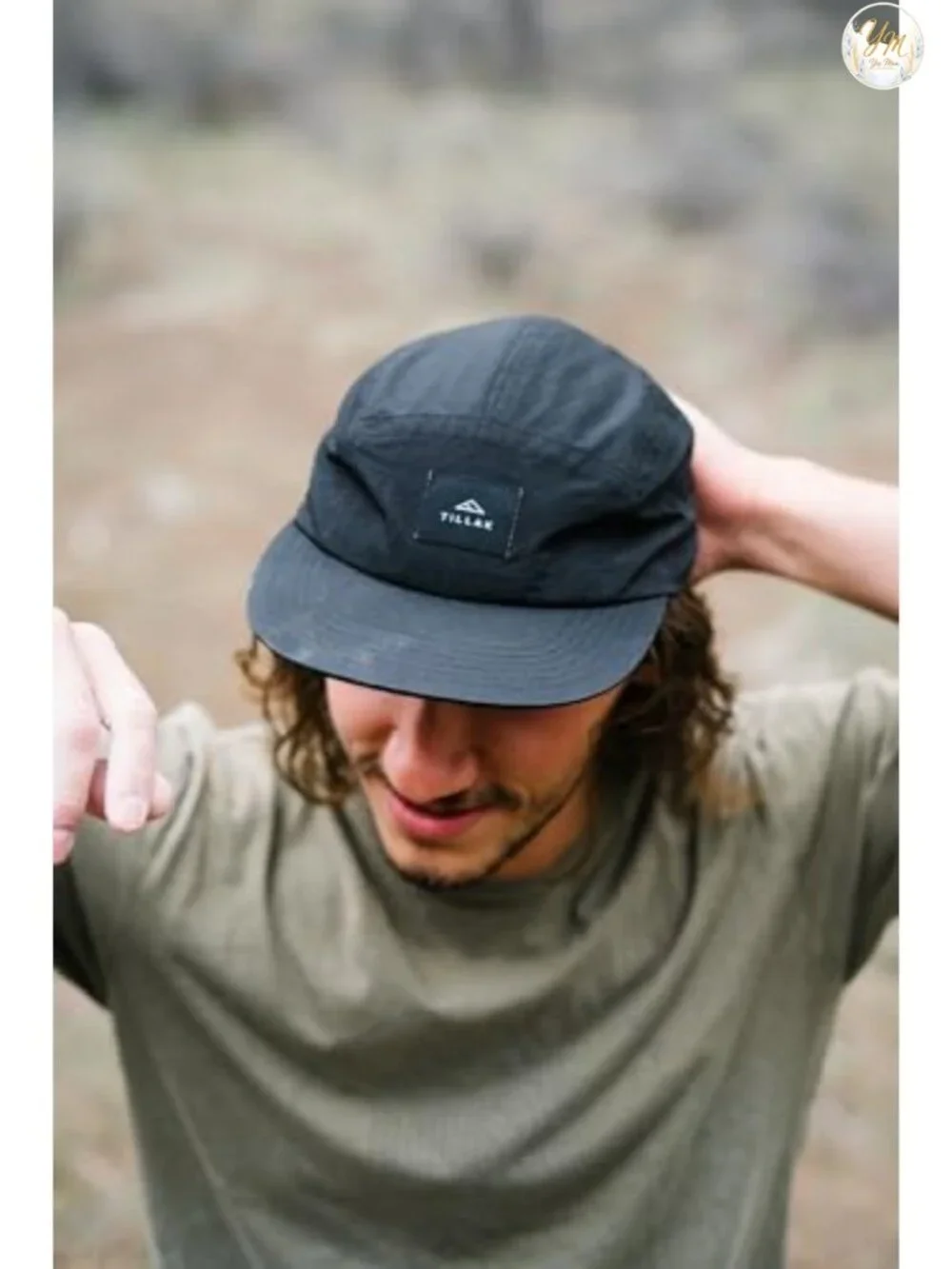 Tillak Wallowa Camp Hat Lightweight Nylon 5 Panel Snap Closure